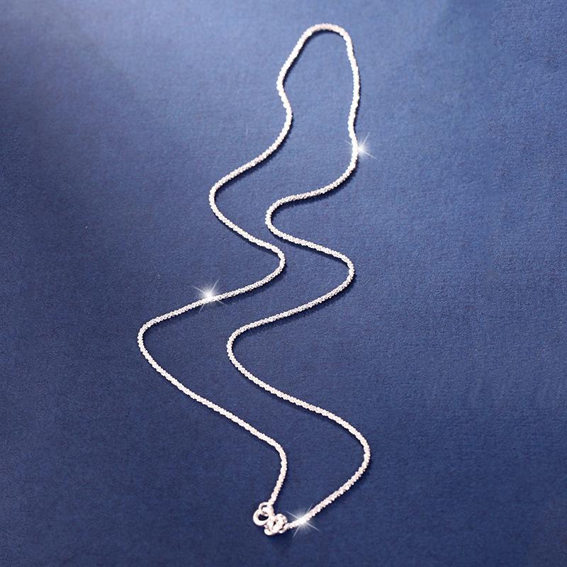 Galaxy S925 Sterling Silver Sparkling Necklace: Women s Fashionable Clavicle Chain 925 Silver