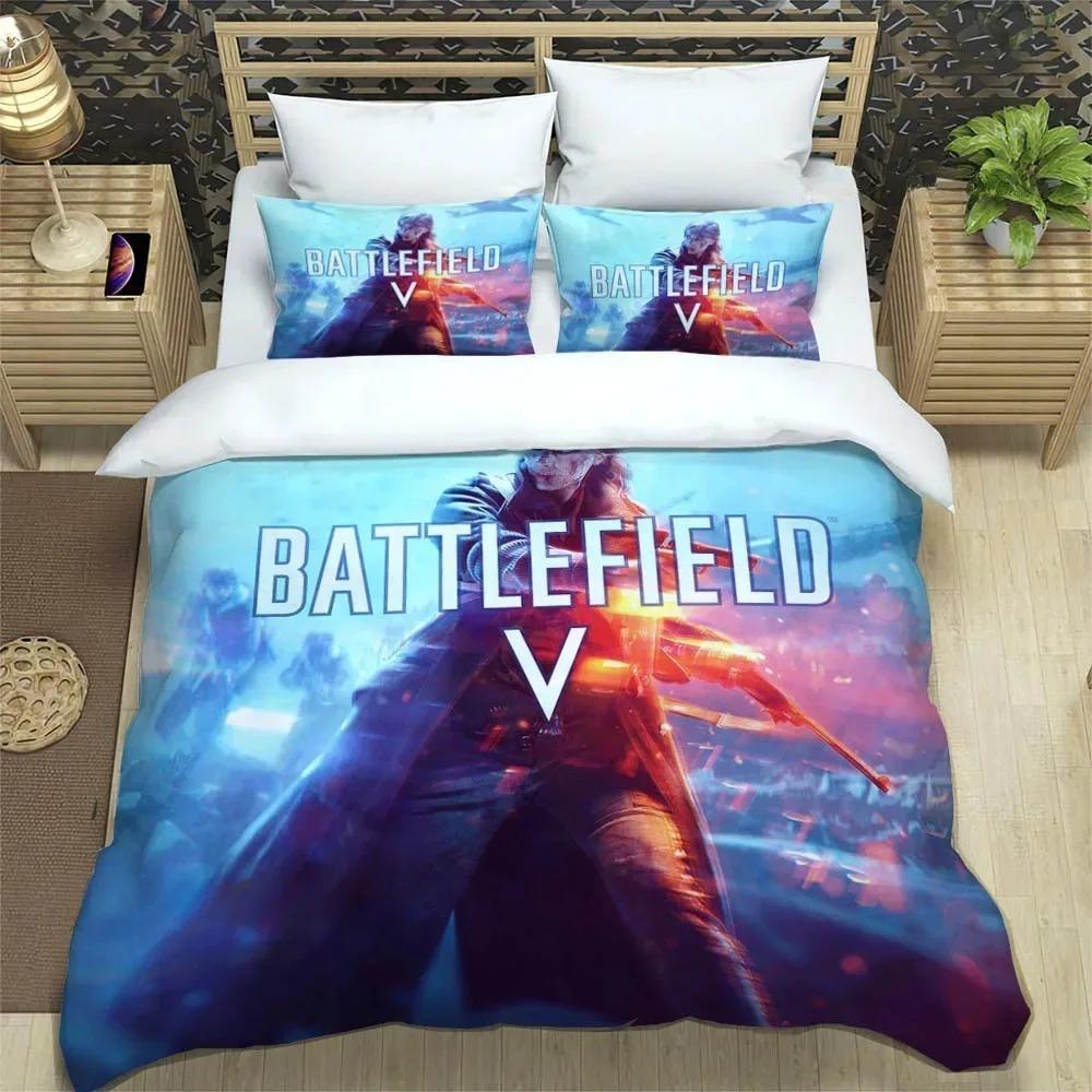 Duvet Cover 3D Battle Field Exquisite Game Digital Printing Bedding Set Comforter Bed Home Decor Girls Boys Gift