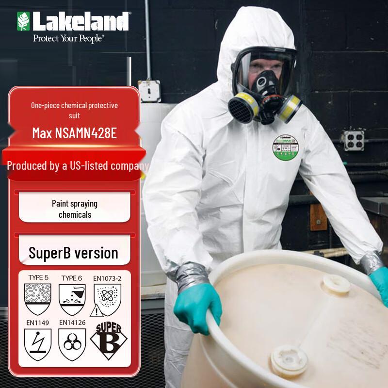 Lakeland Disposable Chemical Protection Suit M