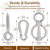 1 Set Heavy-Duty Horse Tie Ring Stainless Steel Horse Accessories Prevent Horses From Pulling Back