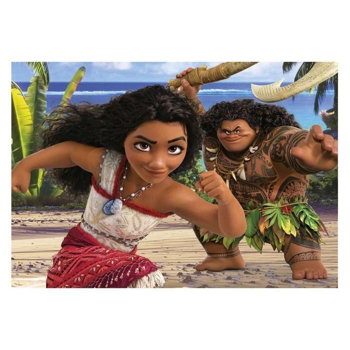 Puzzle - Vaiana 2 - 2x100 pièces - Multicolore - 40x28 cm