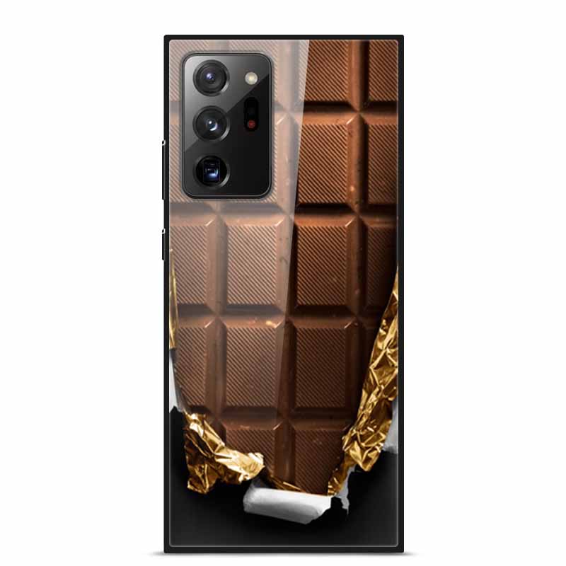 Glass Back Cover For Samsung Note 20 Ultra Case Tempered Glass Case For Samsung Galaxy S21 Ultra Case S 21 Note20 Ultra Funda