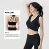 Foreign Trade Integrated Sports Vest Women Outer Wear Versatile Sexy Beauty Back Sling Vest Pilates Breathable Yoga Clothes