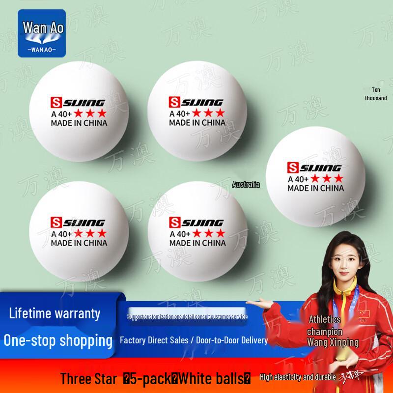 Wanao Professional Table Tennis Balls