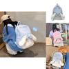 Mochila de Peluche Cinnamoroll con Cierre de Cremallera Para Uso Diario y Almacenamiento a la Moda