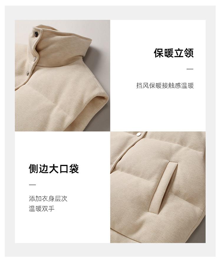 Down Vest Jacket for Women In Winter 2025, Fashionable and Versatile Casual Short Sleeveless Bread Jacket