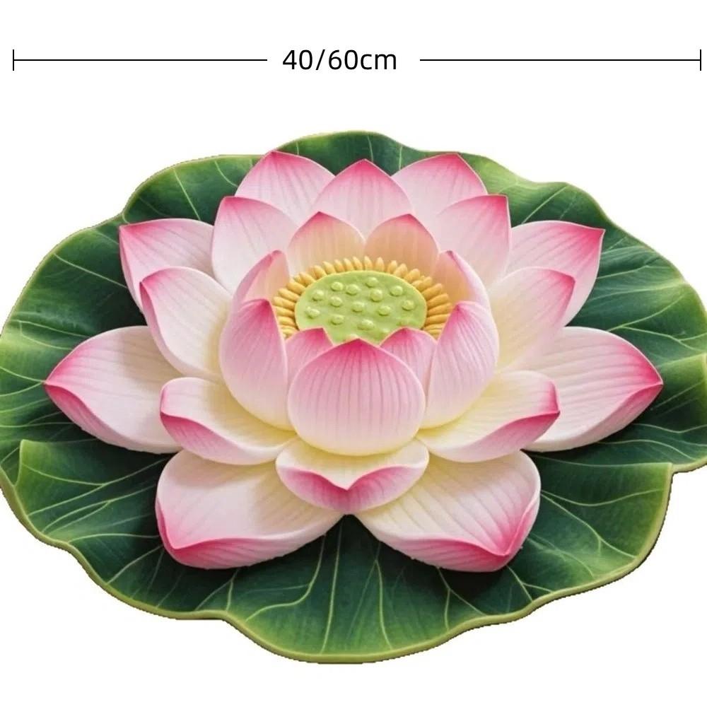 Non-slip Bathroom Floor Mat Large Door Gasket New Lotus Flower Carpet  Living Room Table Bedside