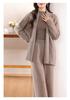 Korean Style Wool Knit V-Neck Cardigan - Loose Fit, Autumn/Winter Retro Sweater