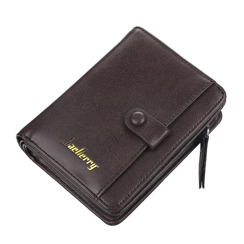 Wallet Men's Short European American Multi Card Zipper Coin Purse Youth Multifunctional Driver's License Bag