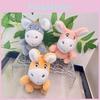 Colorful Cute And 15cm Plush Donkey Toy For Kids Soft Adorable Keychain Plush Accessory