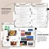 A5 Wöchentlich Monatlich mit Stift 120 Stilvolle Liste mit Effizienz Zeitplan Management Planer, Planer, Nachfüllungen, Planer, Halter, Wöchentlicher/Monatlicher Planer,