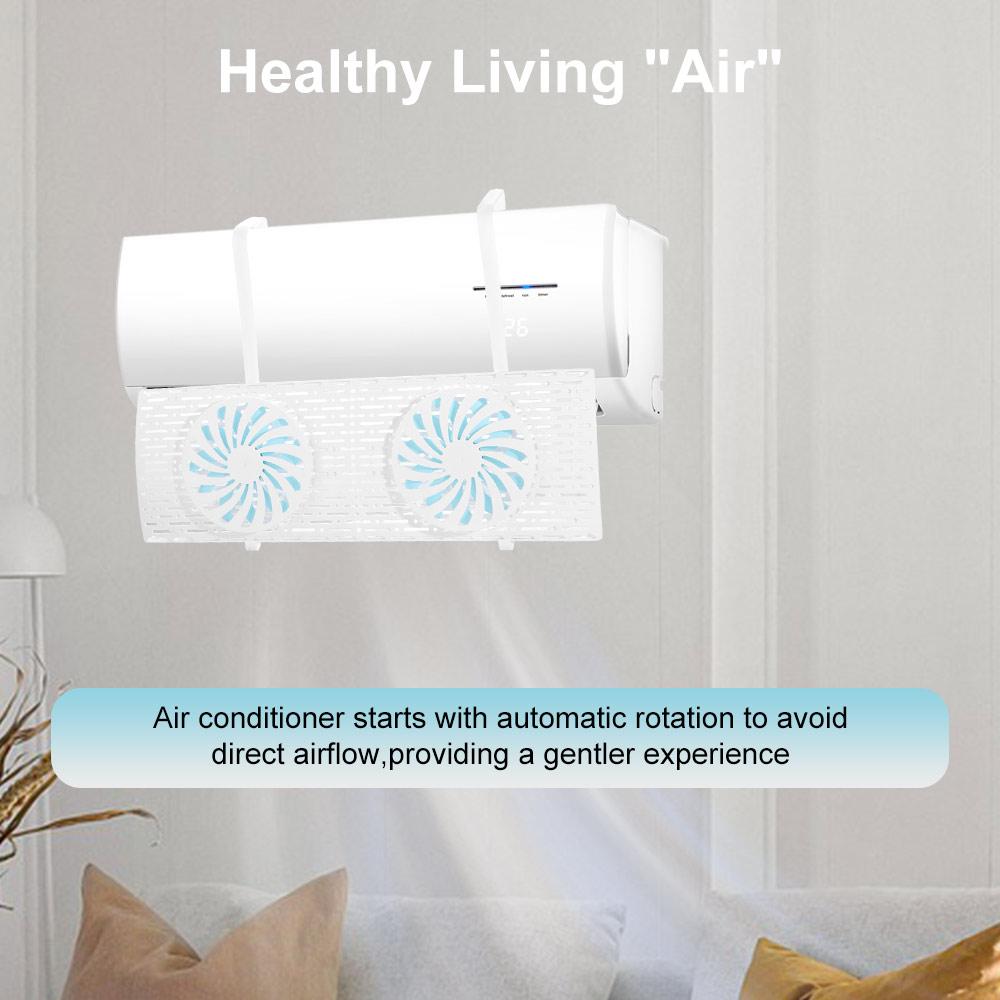 Anti Direct Blowing Scalable Air Guide Plate Air Conditioner Outlet Baffle  Cold Environment