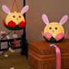 Rabbit Lantern Children Lantern Craft Handmade Led Rabbit Festival Lanterns Kit for Mid-autumn Parent-child Crafts Traditional
