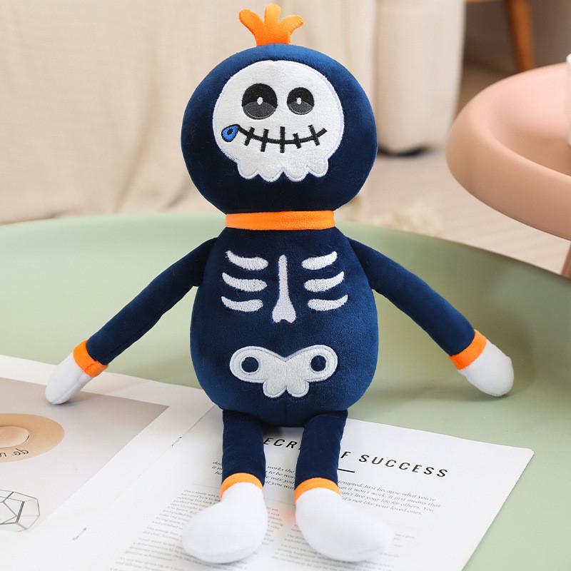 Очаровательная плюшевая кукла на Хэллоуин с изображением скелета, жнеца, летучей мыши, зомби, тыквы, паука Skull,35cm/13.78in