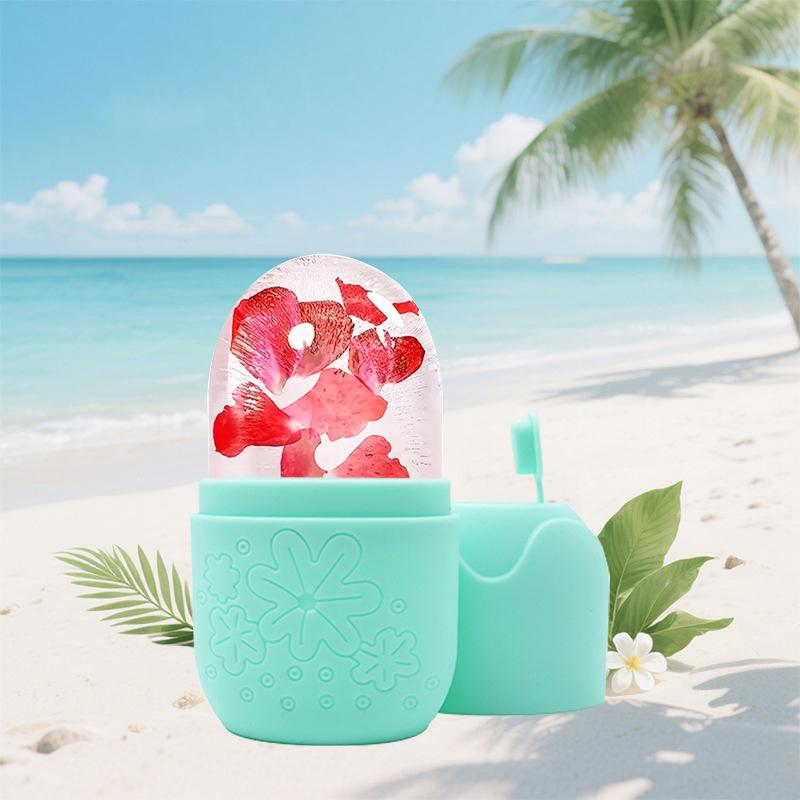 Ice Face Roller Facial Lifting Contouring Tools Silicone Ice Cube Trays Ice Globe Balls Eye Face Massager Beauty Skin Care Tools