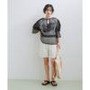 Et Rope Shorts Waist Logo Satin Shorts GAS03230 White [Adam Femme] [Sustainable] Women's (12)