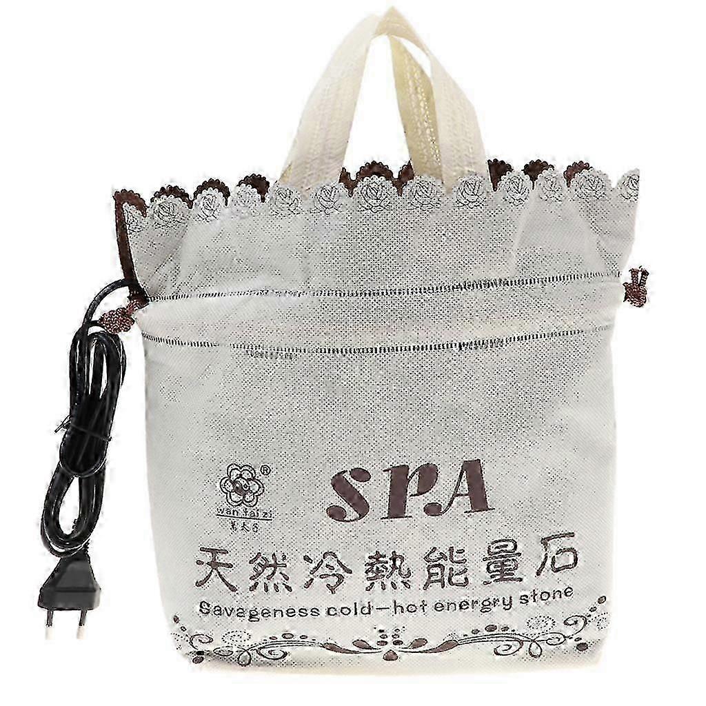 Hot Stone Heater SPA Massage Hot Stone Warmer Heat Bag for Body Relax EUPlug
