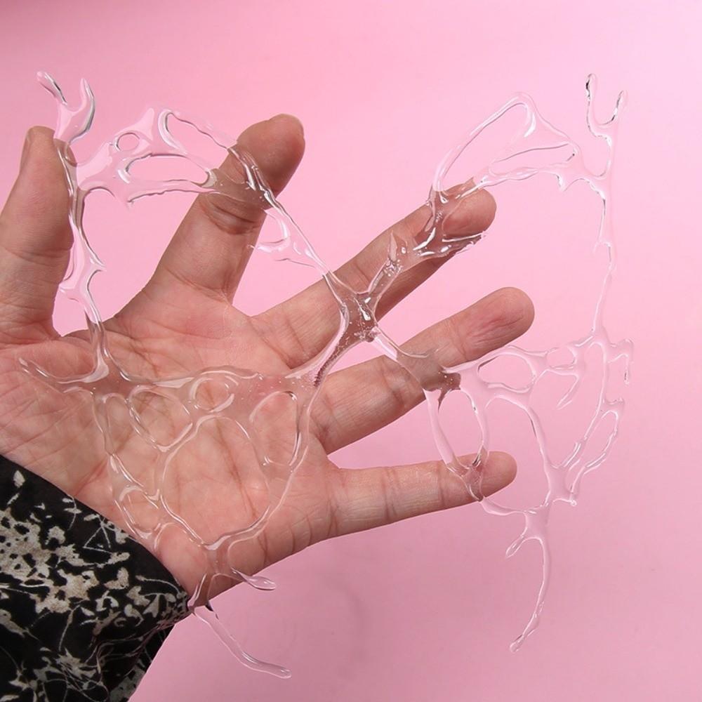 Resin Butterfly Mask Transparent Masquerade Props Retro Halloween Masks  Game Party