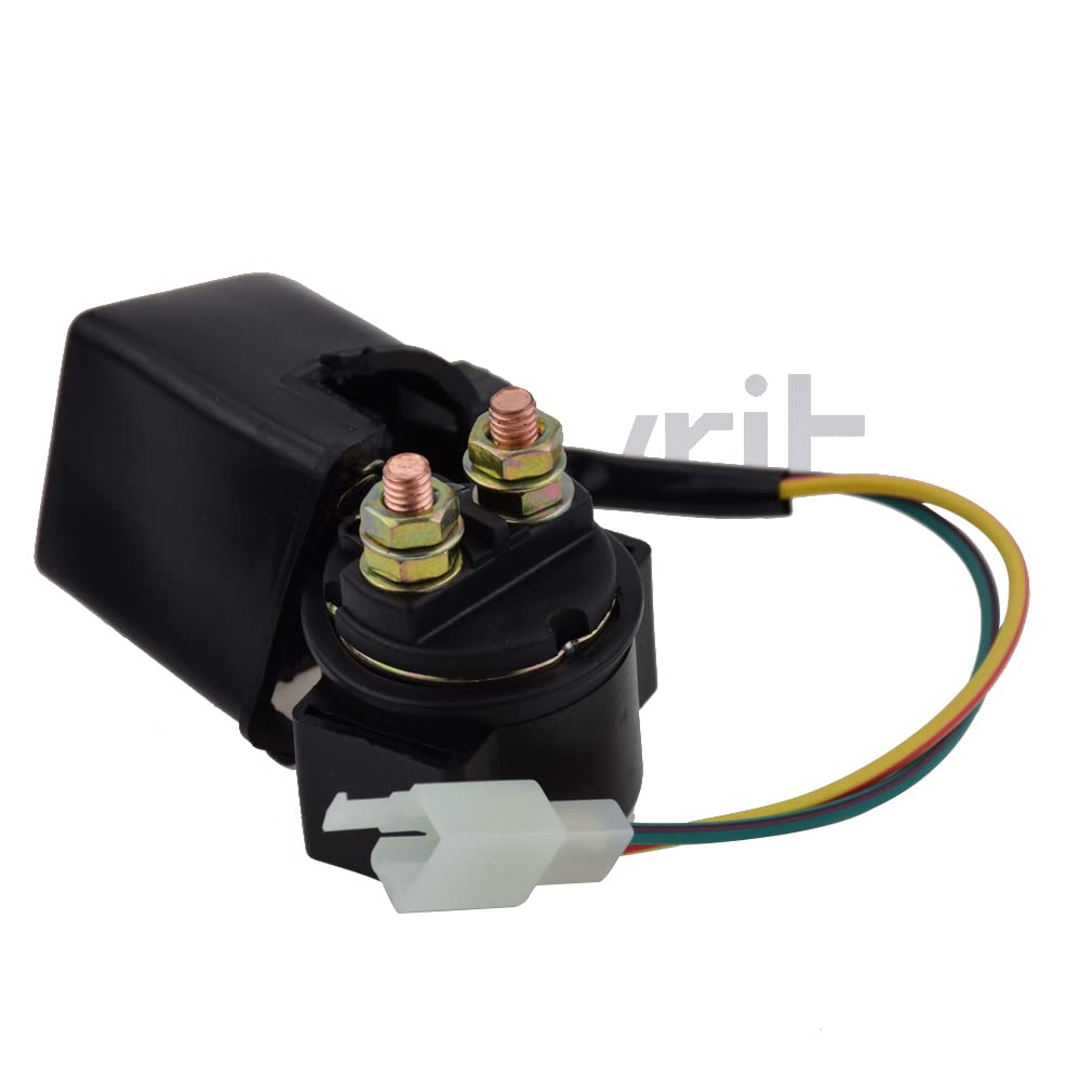 HIAORS GY6 Starter Solenoid Relay Compatible With TaoTao Coolster 125Cc 110Cc ATV 50Cc 150Cc 250Cc Roketa Jonway Sunl Baja SSR Kazuma Quad 4 Wheelers
