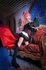 Lady Lazy Dracula Little Devil Cosplay Devil Gothic Lolita Maid Succubus Black (M)