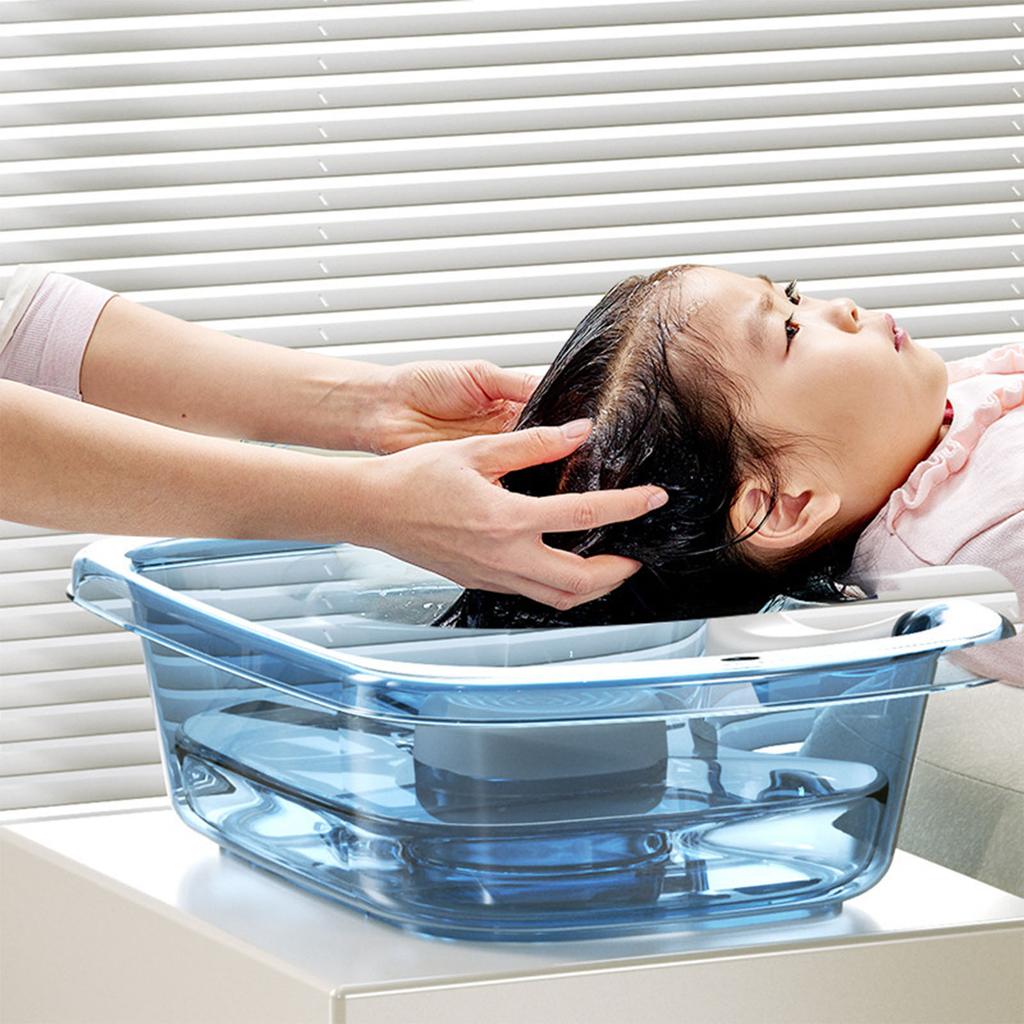 Umywalka do mycia włosów Leżąca konstrukcja Wielofunkcyjna umywalka do szamponu przy łóżku dla kobiet w ciąży, osób starszych