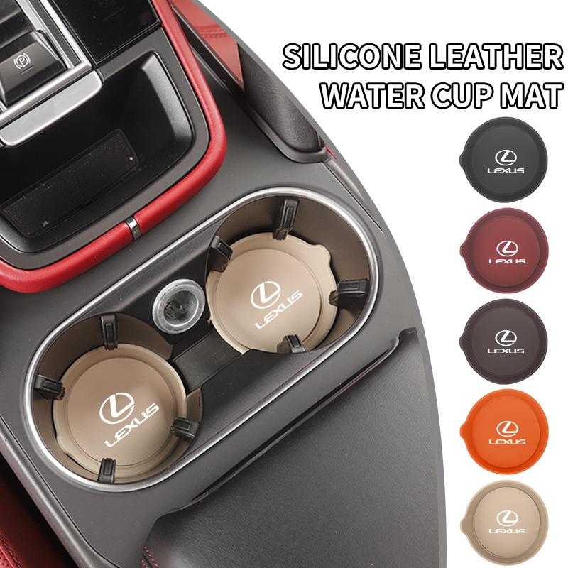 Car Silicone Coaster Water Cup Mat Console Drink Pad Accessories For Lexus UX250h RX450h CT200h RX400h NX300h RX350 RX300 GX470 YK4