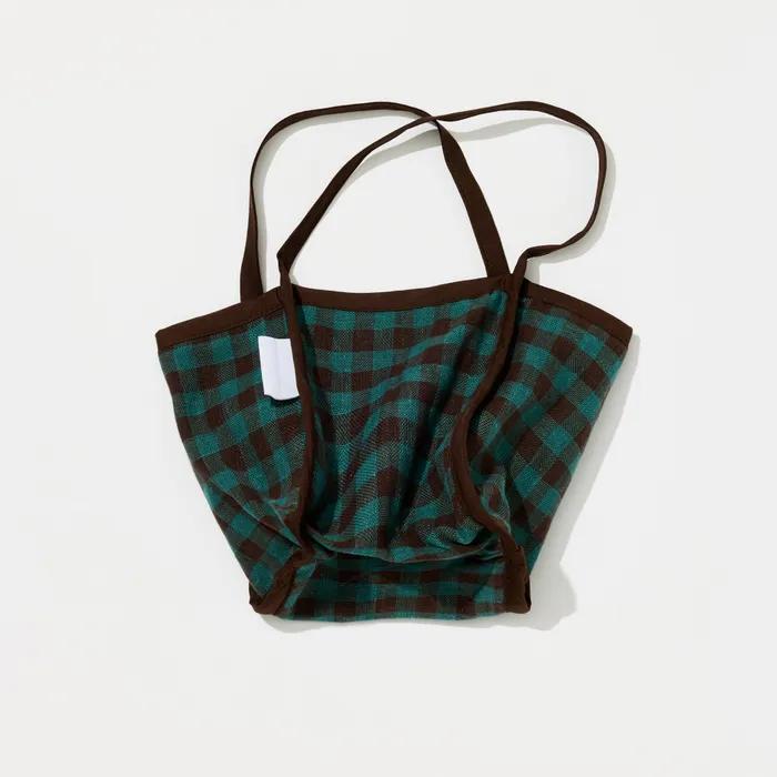 Safe Sunday Strap Prestige Mini Bag (Brown Gingham Check)