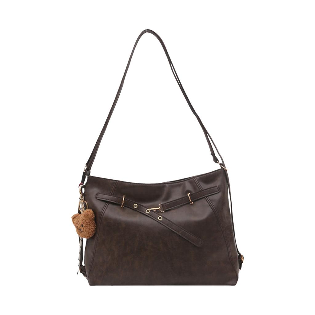 Women's Leather Handbag Crossbody Bag Casual Multifunctional Shoulder Bag Large for Work/ School/ Shopper Casual Daily