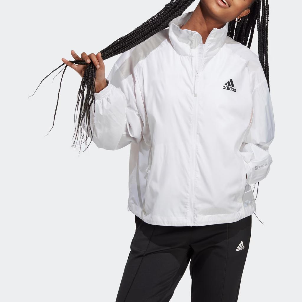 Adidas Traveer Wind.Rdy Jacket With Logo Print Women Jackets Miracle-Quartz HT8739
