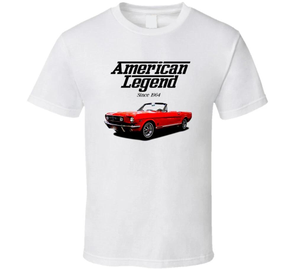 65 Mustang Convertible Candy Red American Legend Since 1964 Premium Gift T Shirt XL