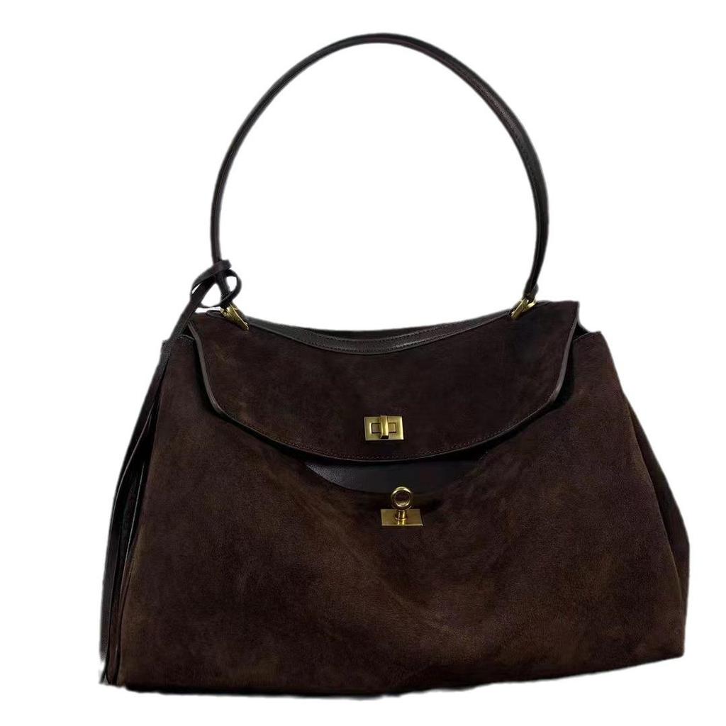 2024 Vintage Frosted Leather Rodeo Shoulder Bag