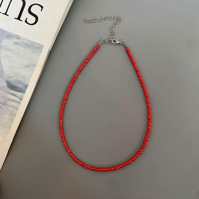 New Seed Beads Bohemia Choker Chain Fashion Charm Collar Colorful Handmade Colar Collar Necklace Jewelry Femme