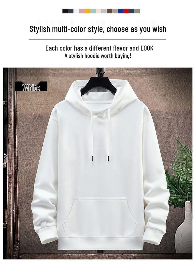 2024 Men's Heavyweight Hoodie: Spring/Autumn Fashion Trend for Teens & Men