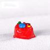 Miniature Landscape Model Cute Christmas Decoration Santa Claus Figurine Xmas Gift Bag Ornament