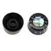 4pcs Abalone Circle Electric Guitar Top Hat Knobs Speed Volume Tone Control Knobs for LP Style Electric Guitar Parts Replacement