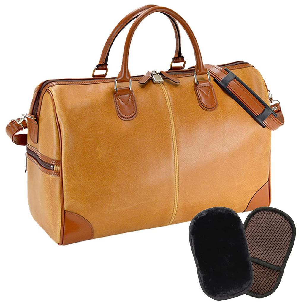 Hirano Toyooka Domestic Boston Altes Leder Für 43cm Original Shearling Handschuhe Tasche, Handwerkskunst, Tasche, Stil, Reise, Unisex, + (Kamel)