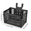 Folding Bike Basket Long-Lasting Foldable Strong for Commuting