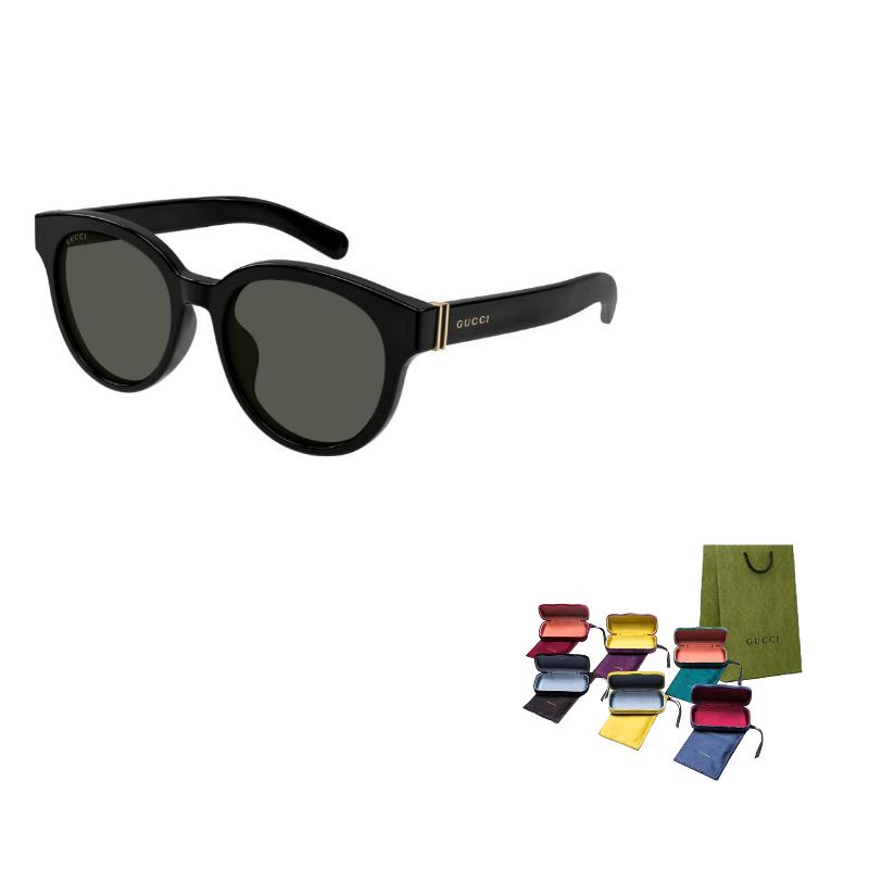 

GUCCI Eyewear Round Frame Sunglasses 53 чёрный