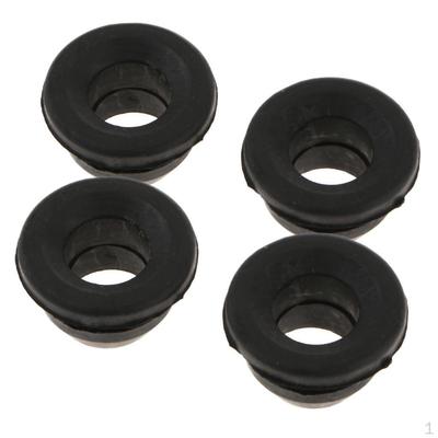 4 Stück 9048018001 PCV-Ventil-Gummitülle Schwarz für
