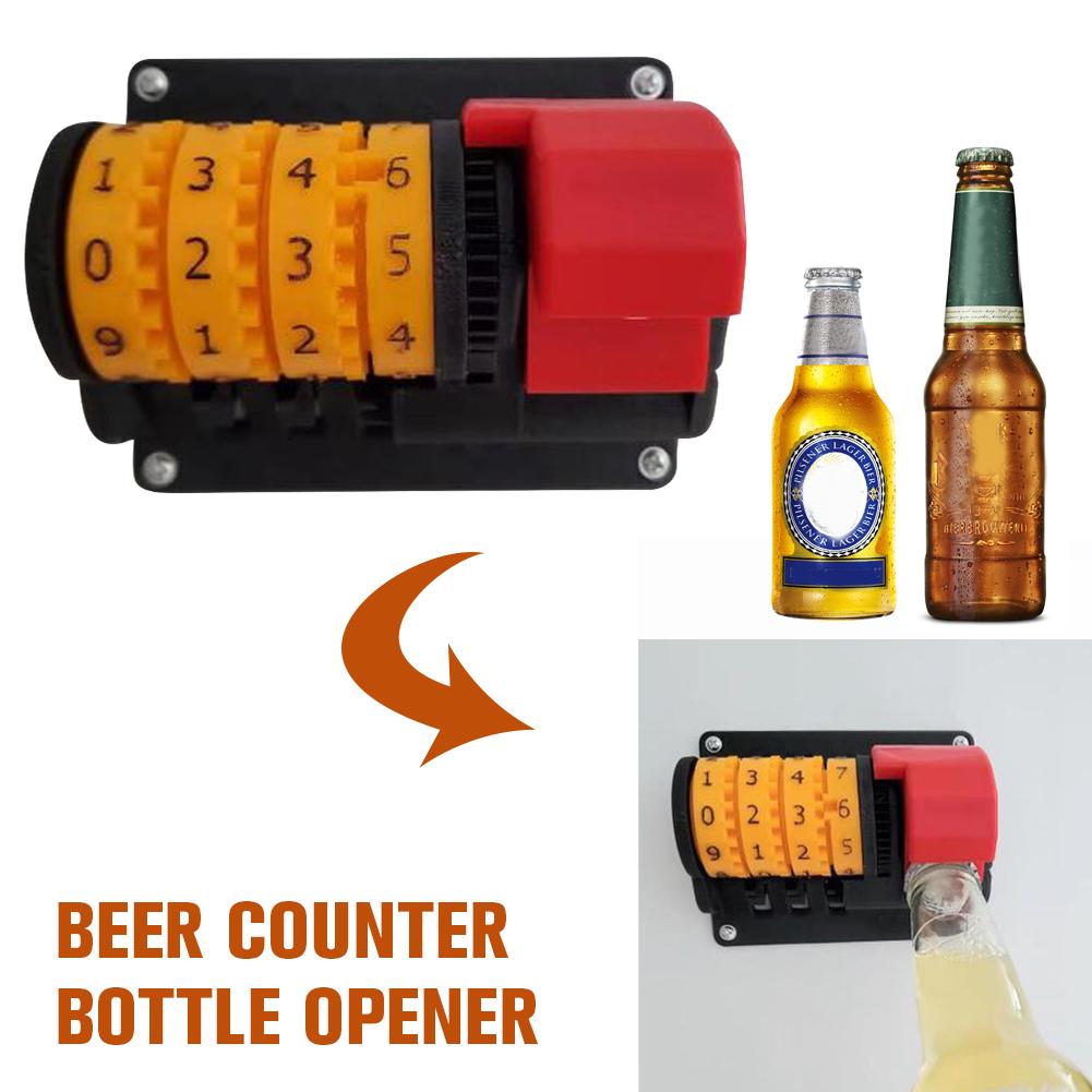 Beer Counter Bottle Opener Automatic Counting Counter Beer Soda Drink Cap Opener Digital Counter Bottle Opener Father Day Gift China Mainland