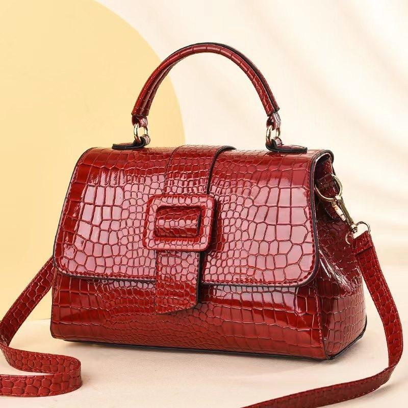 Versatile Stone Pattern Pu Women's Shoulder Bag With Soft Structure And Large Storage