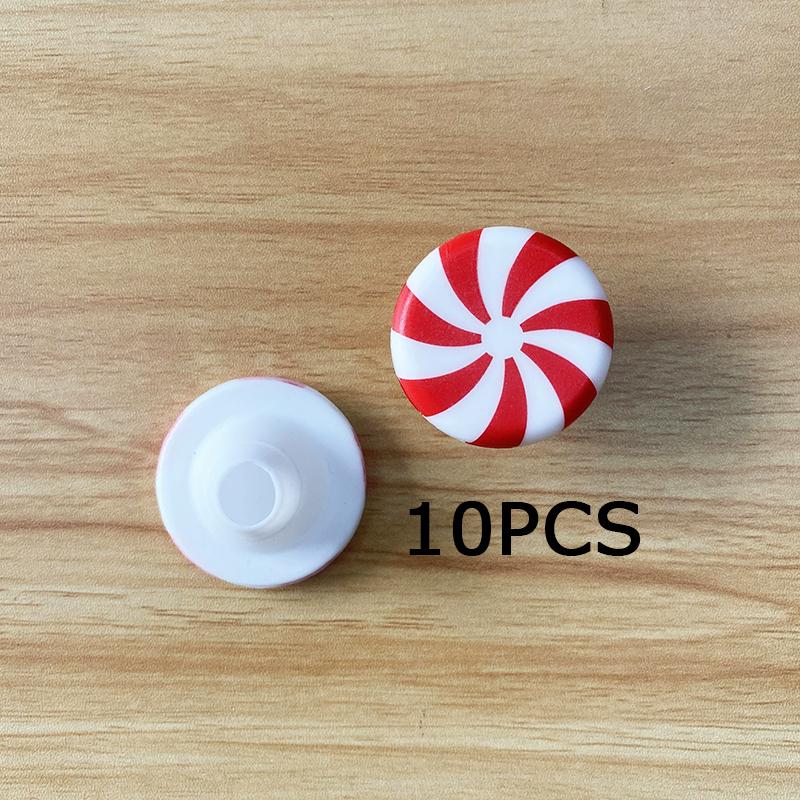 

WTEMPO Christmas Decorative Cabinet Handle Covers Xmas Decor Handles Silicone Red Knob Covers Door Handle Protective Covers for Kitchen Bedroom Drawer 10pcs красный