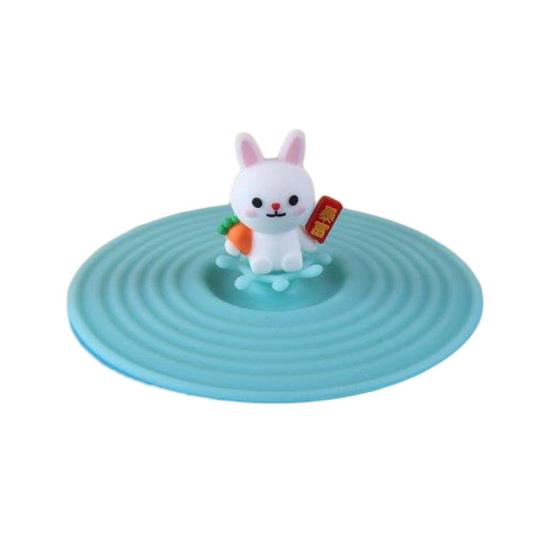 Attractive Food-grade Dustproof Colorful Cartoon Cute Silicone Cup Cover Home Supplies Drink Cup Lid