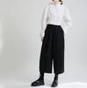 SISOFTLY Wide Leg Loose Gaucho Long Ankle Casual Balloon Solid Elastic Loose Fit One Women's Pants, Fit, Spring/Autumn Pants, Pants, Pants, Pants,