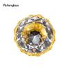 White Diamond Type Golden Walking Cane Fashion Decorative Walking Stick Gentleman Elegant Cosplay Cane Knob Crosier 93cm
