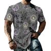 Unisex Loose Fit Casual Short Sleeve T Shirt Halloween Themed Print Top Comfortable Everyday Wear