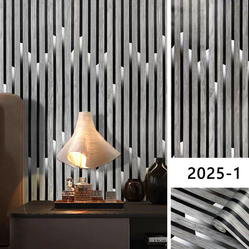 Self-Adhesive Imitation Wood Grain Wallpaper - Moisture-Proof Wall Decoration for Bedrooms