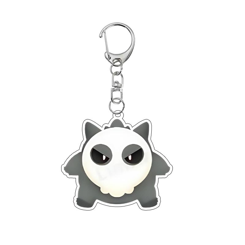 Anime Cartoon Gengar Halloween Day Acrylic Keychain Kawaii Pocket Figure All Saints' Day Creative Pendant Decoration Gifts Toys