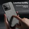 KEYSION Luxury Retro PU Leather Case for Realme GT 7 7T 5G Soft Silicone+PC Shockproof Phone Back Cover for OPPO Realme GT 7T 5G