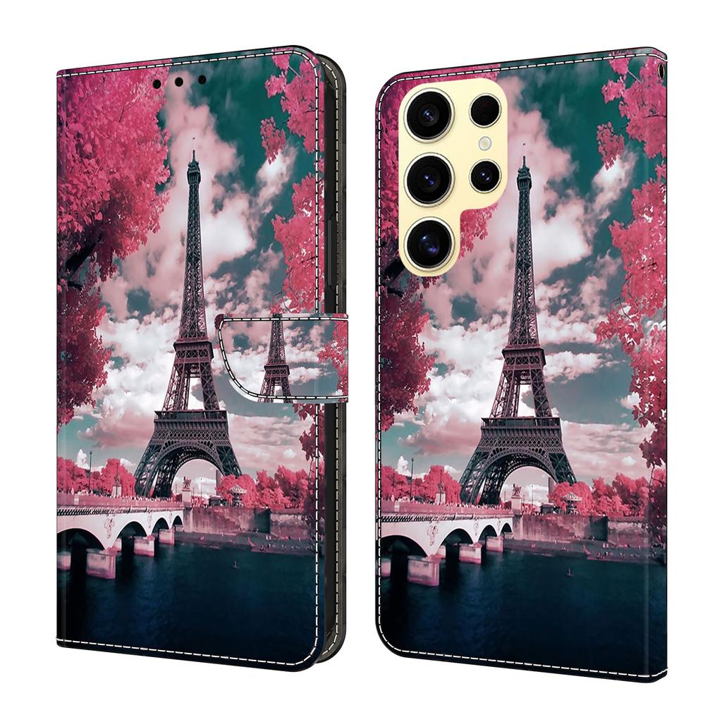 For Samsung Galaxy S25 Ultra Wallet Case Pattern Printing Stand Leather Flip Phone Cover
